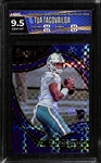 2020 Panini Select Field Level Blue Prizm Rookie Tua Tagovailoa #44/49 HGA 9.5
