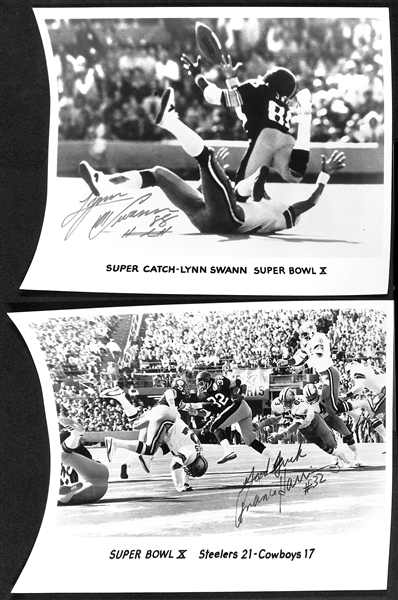 Lot of (6) Autographed Photos and Magazine Covers w. Dan Marino, Don Shula, Dick Butkus and Others (JSA Auction Letter)