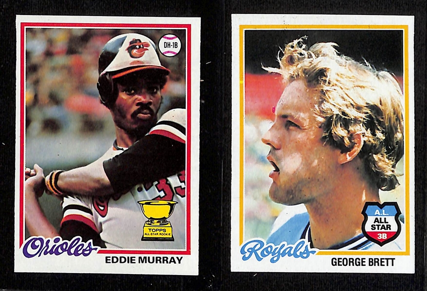 1978 Topps Baseball Complete 726 Card Set