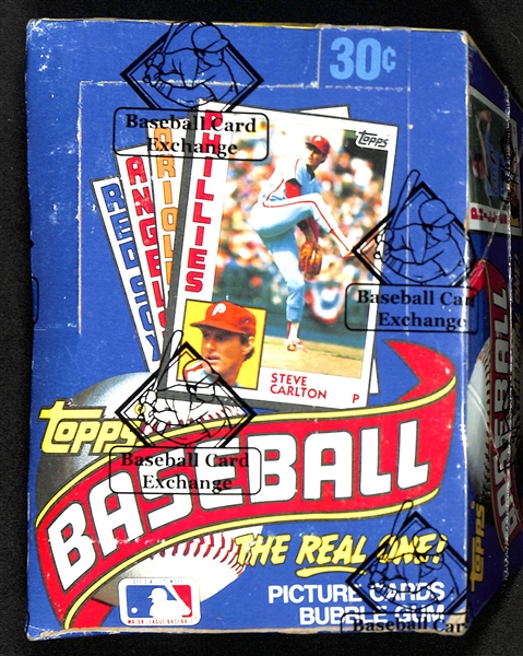 1984 Topps Baseball Wax Box w. 36 Packs, Possible Don Mattingly Rookie - BBCE Wrapped