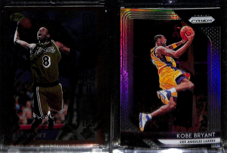 Lot of (5) NBA Stars Lot w. 1996 Skybox Premium Kobe Bryant Graded PSA 9, and More!