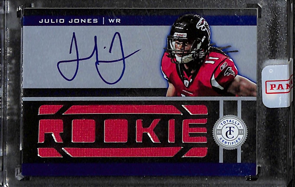 Lot of (4) Rookie/Autograph Cards w. Julio Jones, Kadarius Toney, Henry Ruggs, & Chase Claypool