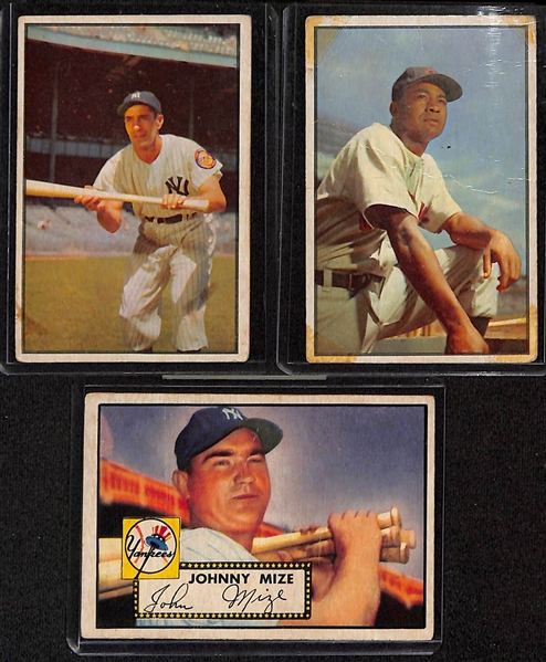 Lot of (16) 1952-1954 Topps & Bowman Baseball Cards w. 1952 Topps Phil Rizzuto