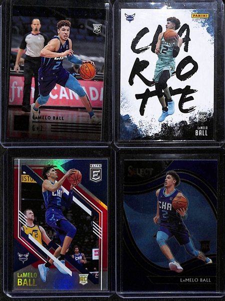 Lot of (35) LaMelo Ball and Zion Williamson Rookie Lot