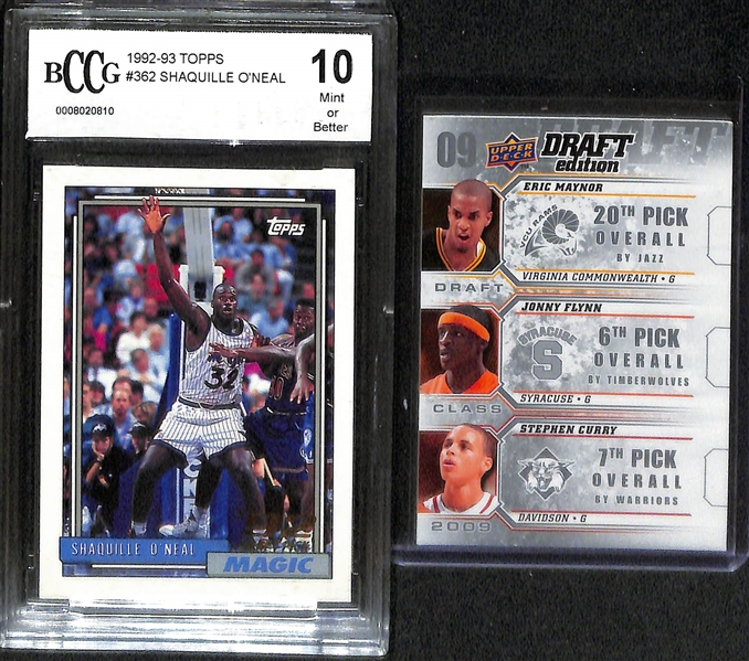 Lot of (4) NBA Rookies w. 2003-04 Fleer Tradition #261 LeBron James Rookie Card Graded SGC 9