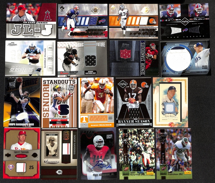 Lot of (750+) Mixed Sports Card Lot w. (90+) Autographs, (15+) Relics, Shaq Rookies, and Much More!