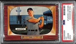 1955 Bowman Mickey Mantle #202 Graded PSA 2.5