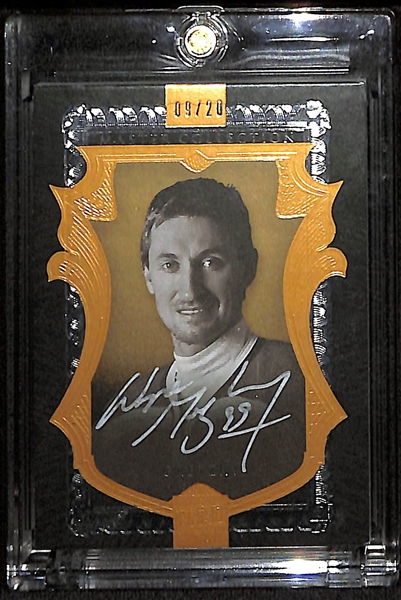 2015 Upper Deck Master Collection Wayne Gretzky #9/20 On-Card Autograph