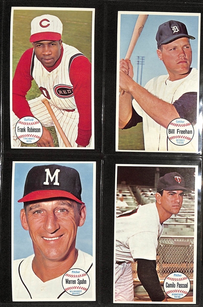 1964 Topps Giants Baseball Complete Set (Mostly Pack Fresh) w. 5 SGC Graded (Mantle 7; Aaron 7; Mays 6.5; Koufax 6.5; Clemente 4)