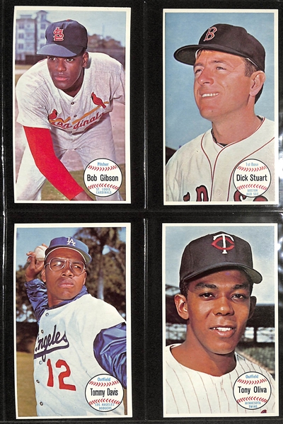 1964 Topps Giants Baseball Complete Set (Mostly Pack Fresh) w. 5 SGC Graded (Mantle 7; Aaron 7; Mays 6.5; Koufax 6.5; Clemente 4)