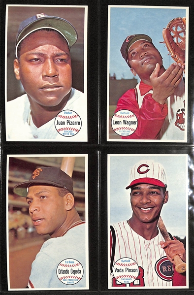 1964 Topps Giants Baseball Complete Set (Mostly Pack Fresh) w. 5 SGC Graded (Mantle 7; Aaron 7; Mays 6.5; Koufax 6.5; Clemente 4)