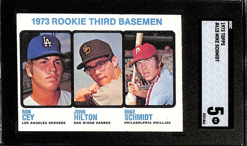 1973 Topps Baseball Complete Set with Mike Schmidt Rookie Card (SGC 5)