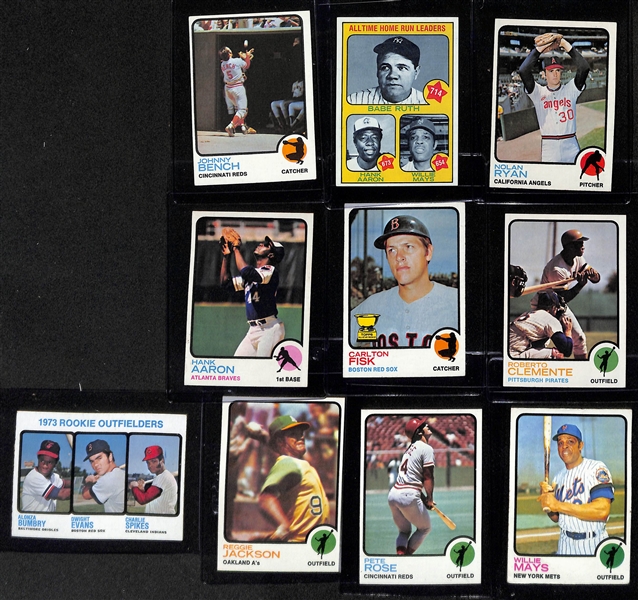 1973 Topps Baseball Complete Set with Mike Schmidt Rookie Card (SGC 5)