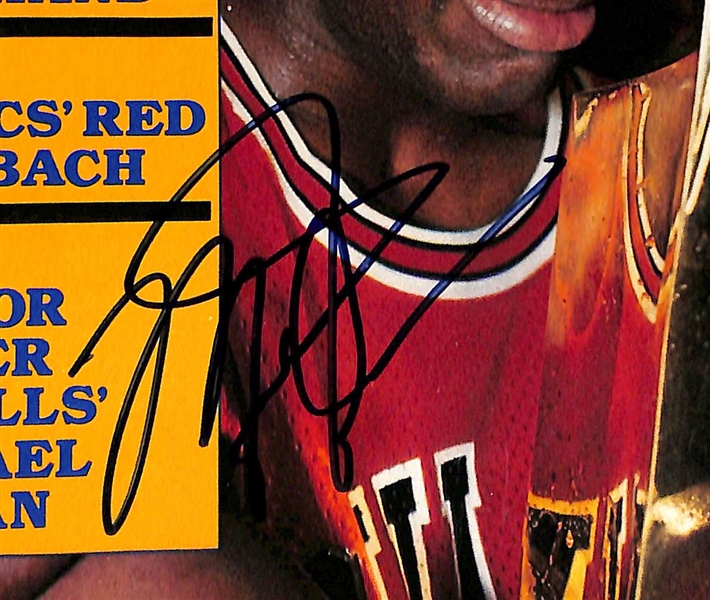 Michael Jordan Autographed 1991 Hoop Magazine - JSA