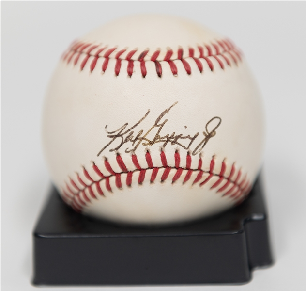 Ken Griffey Jr. Signed Official AL Baseball - PSA/DNA COA & Graded 7 (Auto Grade 7, Baseball Grade 7)