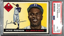 1955 Topps Jackie Robinson #50 Graded PSA 4