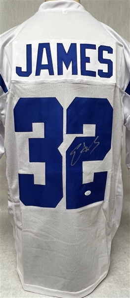 Lot of (4) Autographed NFL Jerseys w. Drew Bledsoe, Edgerrin James, Dallas Clark, and Carson Palmer (JSA & Beckett Certs)