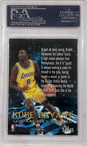 1996 Skybox E-X2000 Kobe Bryant Star Date 2000 PSA 8