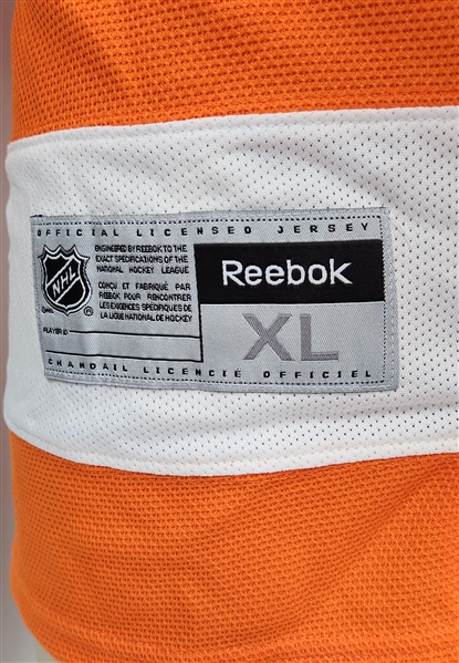 Claude Giroux Autographed Official Reebok Flyers Jersey w. (2) Autographed Photos (JSA Certs)