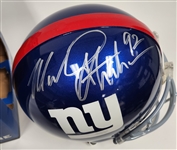 Michael Strahan Autographed Riddell On Field New York Giants Football Helmet (JSA Cert)