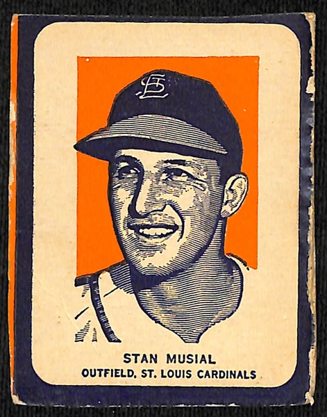 Lot of (18) 1951 Bowman & (14) 1952 Bowman & 1952 Wheaties Stan Musial