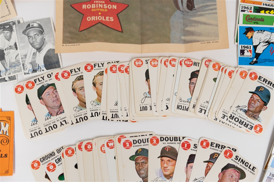  Lot of (100) 1968 Deckle Edge Cards w. (7) Clemente Cards & (50) 1969 Deckle Edge w. Clemente