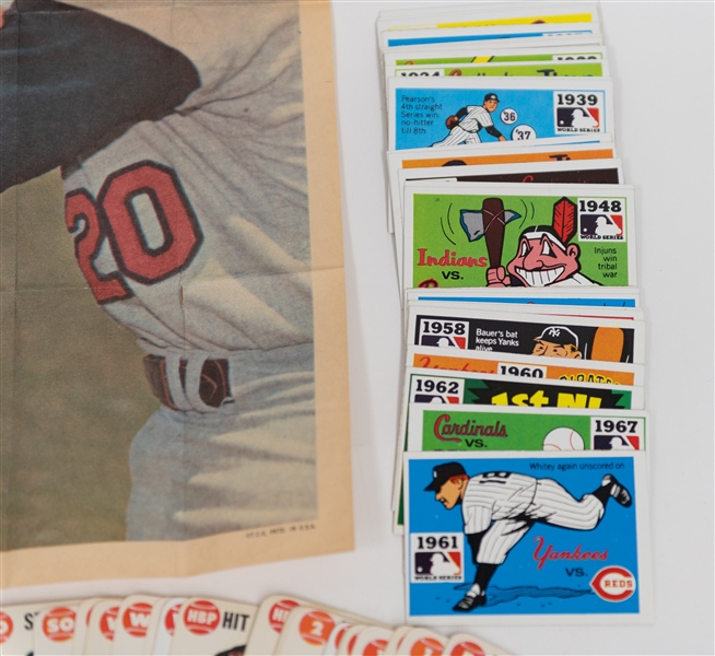  Lot of (100) 1968 Deckle Edge Cards w. (7) Clemente Cards & (50) 1969 Deckle Edge w. Clemente