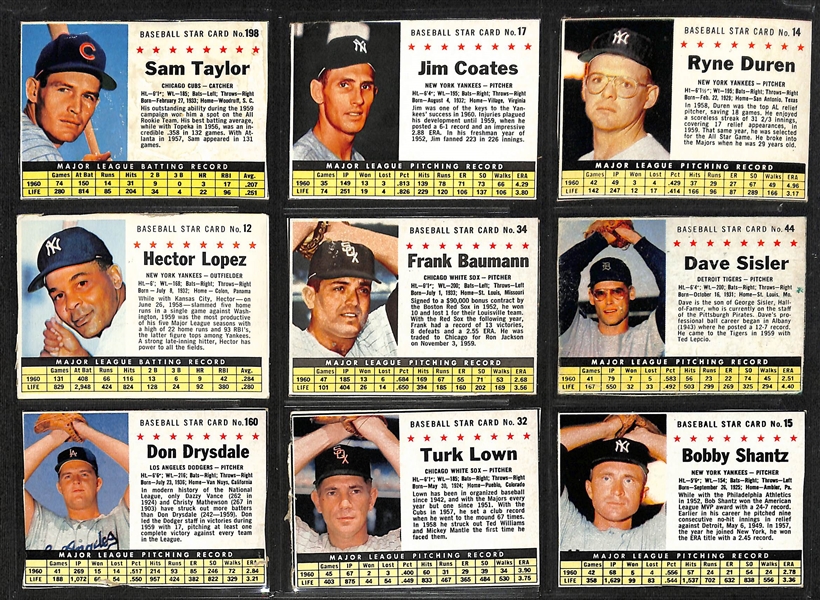 Lot of (425+) 1959-1978 Topps/Post/Fleer Baseball Cards (Primarily Topps)