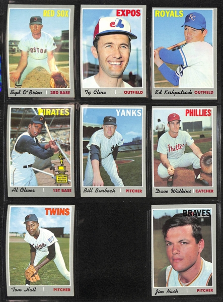  Lot of (650+) Assorted 1970 Topps Baseball Cards - Great Set Building Lot - w. Tom Seaver & Rod Carew