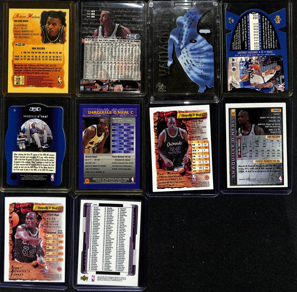 Lot of (19) 1990s Shaquille O'Neal and Anfernee Hardaway Basketball Cards