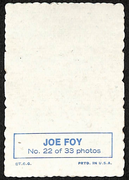 1969 Topps Baseball Deckle Edge Complete Set of 33 Cards + Joe Foy Error Card