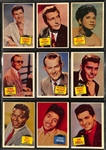1957 Topps Hit Stars Near Complete Set - 86 of 88 Cards - w. Elvis Presley