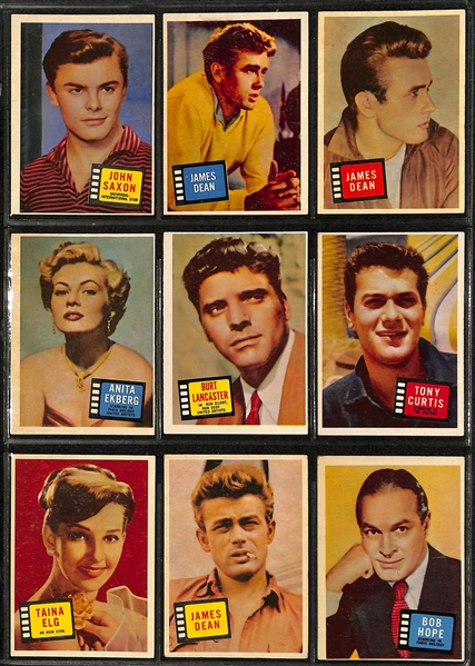 1957 Topps Hit Stars Near Complete Set - 86 of 88 Cards - w. Elvis Presley