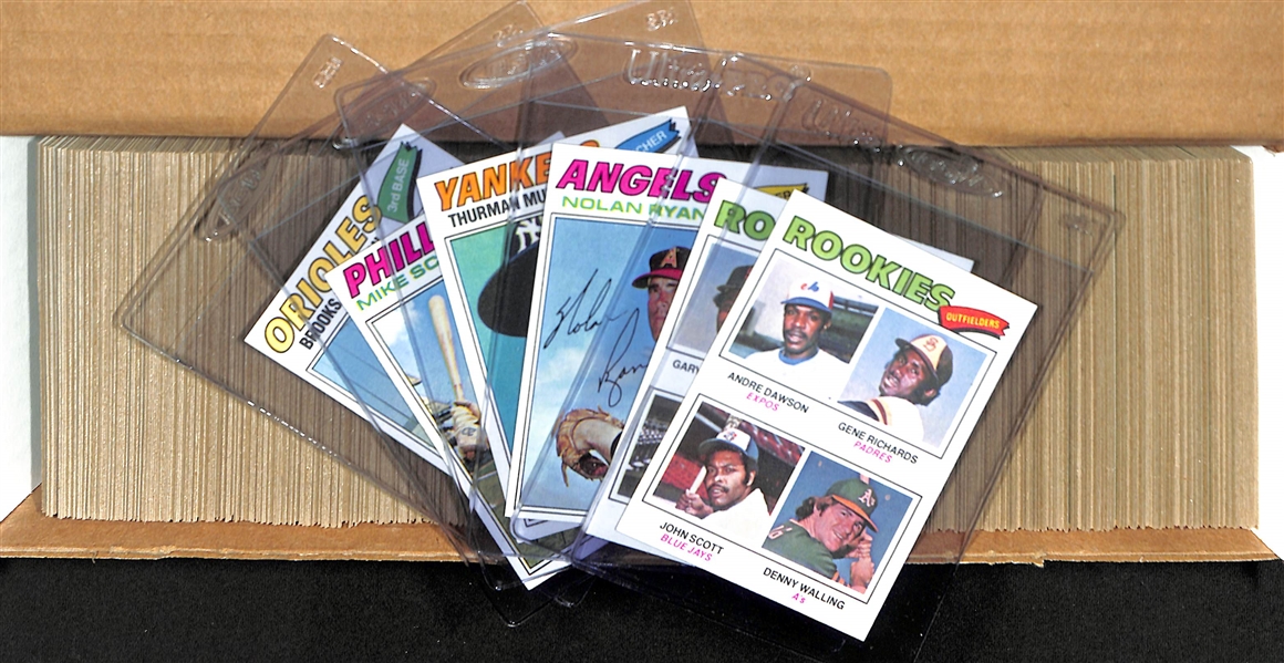 1977 Topps Baseball Card Complete Set of 660 Cards w. Andre Dawson Rookie Card