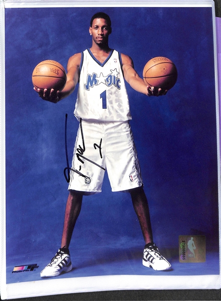 (45+) Huge Lot From the Orlando Magic w. Julius Erving, Grant Hill, Multiple Tracy McGrady & (6) Racing Autos w.  Earnhardt Jr. - JSA Auction Letter