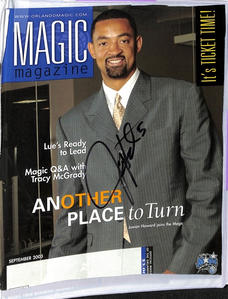 (45+) Huge Lot From the Orlando Magic w. Julius Erving, Grant Hill, Multiple Tracy McGrady & (6) Racing Autos w.  Earnhardt Jr. - JSA Auction Letter