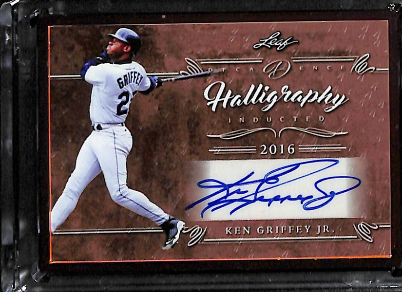 2022 Leaf Decadence Ken Griffey Jr. Halligraphy #d 7/10