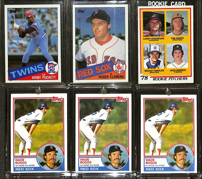 Lot of (17) 1970s and 80s Baseball Rookies w. Yount, Mattingly, Gwynn, Ripken, Puckett and More!