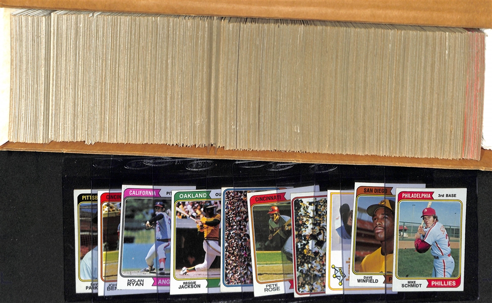 1974 Topps Baseball Card Complete Set (660 w. Team Checklists)