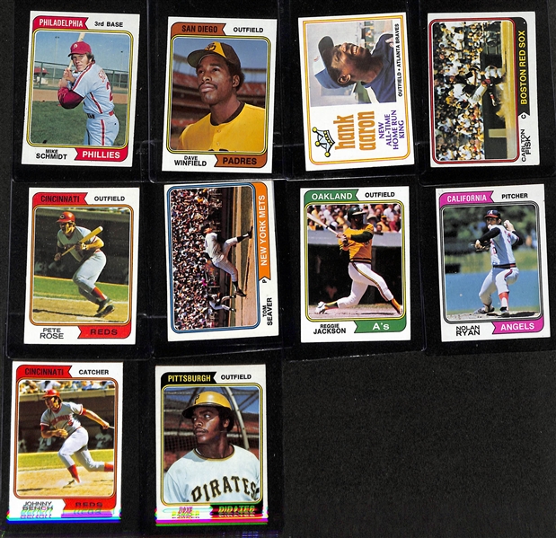 1974 Topps Baseball Card Complete Set (660 w. Team Checklists)