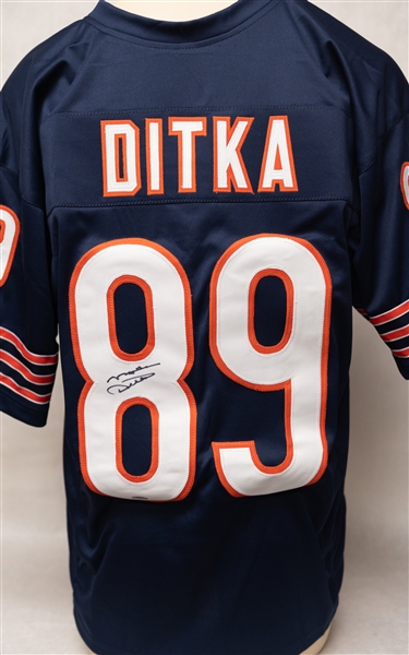 Mike Singletary and Mike Ditka Autographed Chicago Bears Jerseys (Beckett and Schwartz Certs)