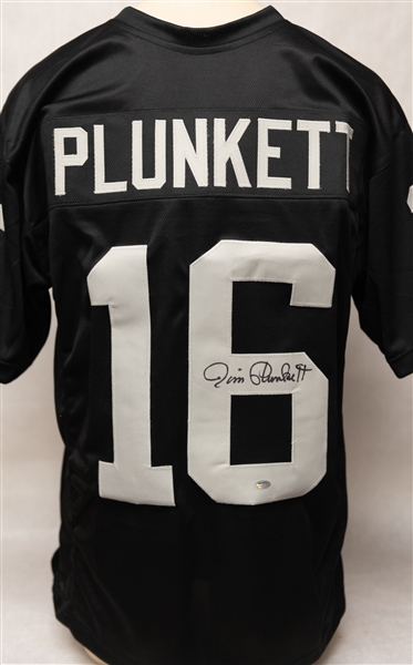 Lot of (3) Raiders NFL Autographed Jerseys w. Jim Plunkett, Jim Otto, and Jon Gruden (JSA and Schwartz Certs)