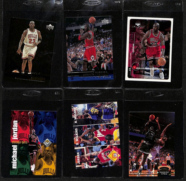 Lot of (70+) Mostly 1990s Basketball Cards w. Michael Jordan, Shaquille O'Neal and Others