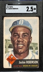 1953 Topps Jackie Robinson #1 Graded SGC 2.5