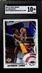 2002-03 Topps Chrome Kobe Bryant #21 White Border Refractor #ed 211/249 Graded SGC 10 Gem Mint