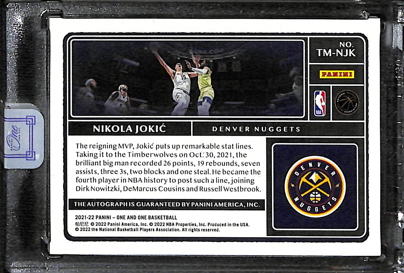 Lot Detail 202122 Panini One and One Basketball Timeless Moments