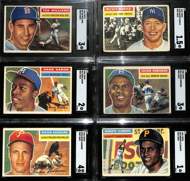 Lot Detail 1956 Topps Complete Baseball Card Set (340 Cards + 2