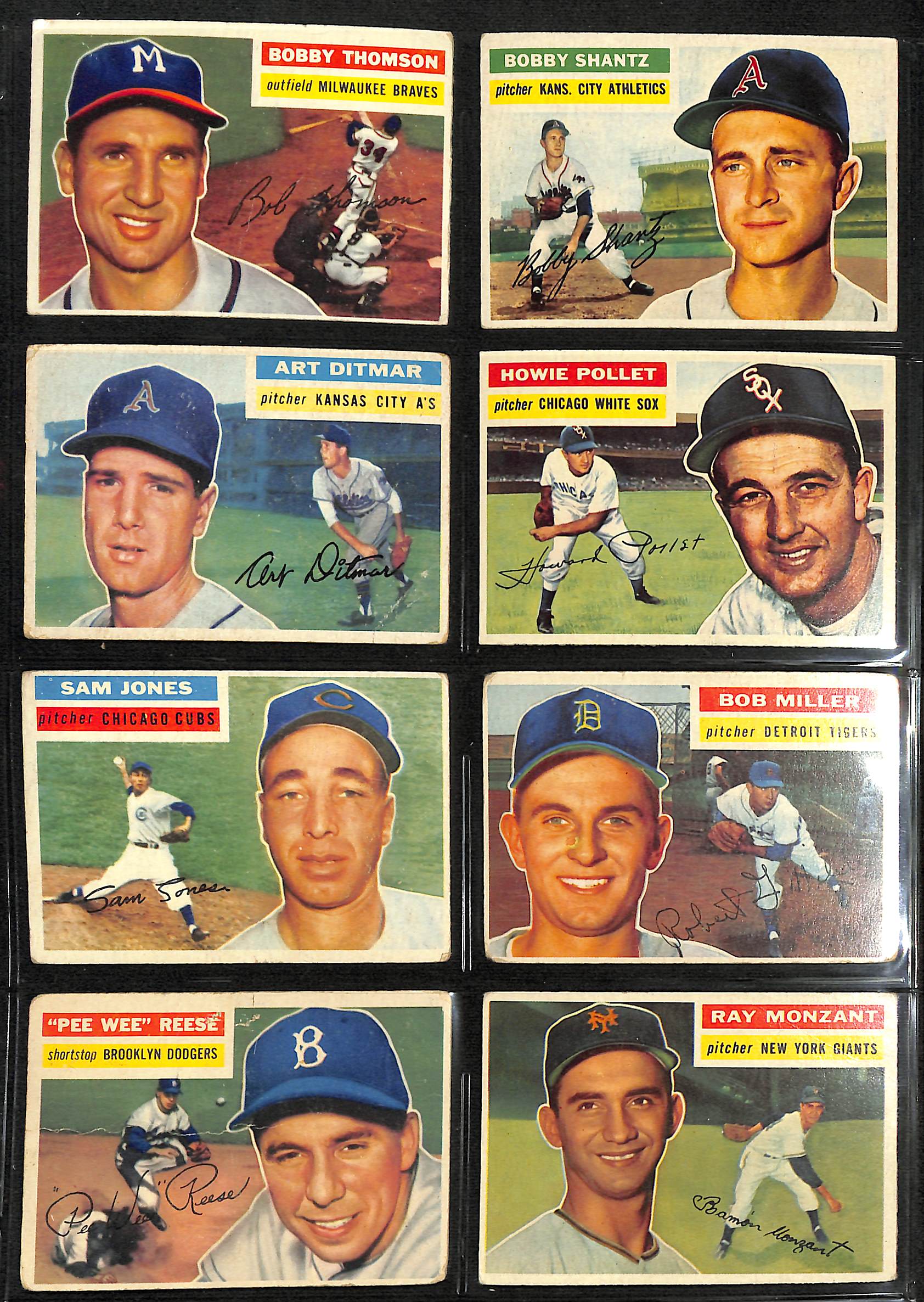 Lot Detail 1956 Topps Complete Baseball Card Set (340 Cards + 2