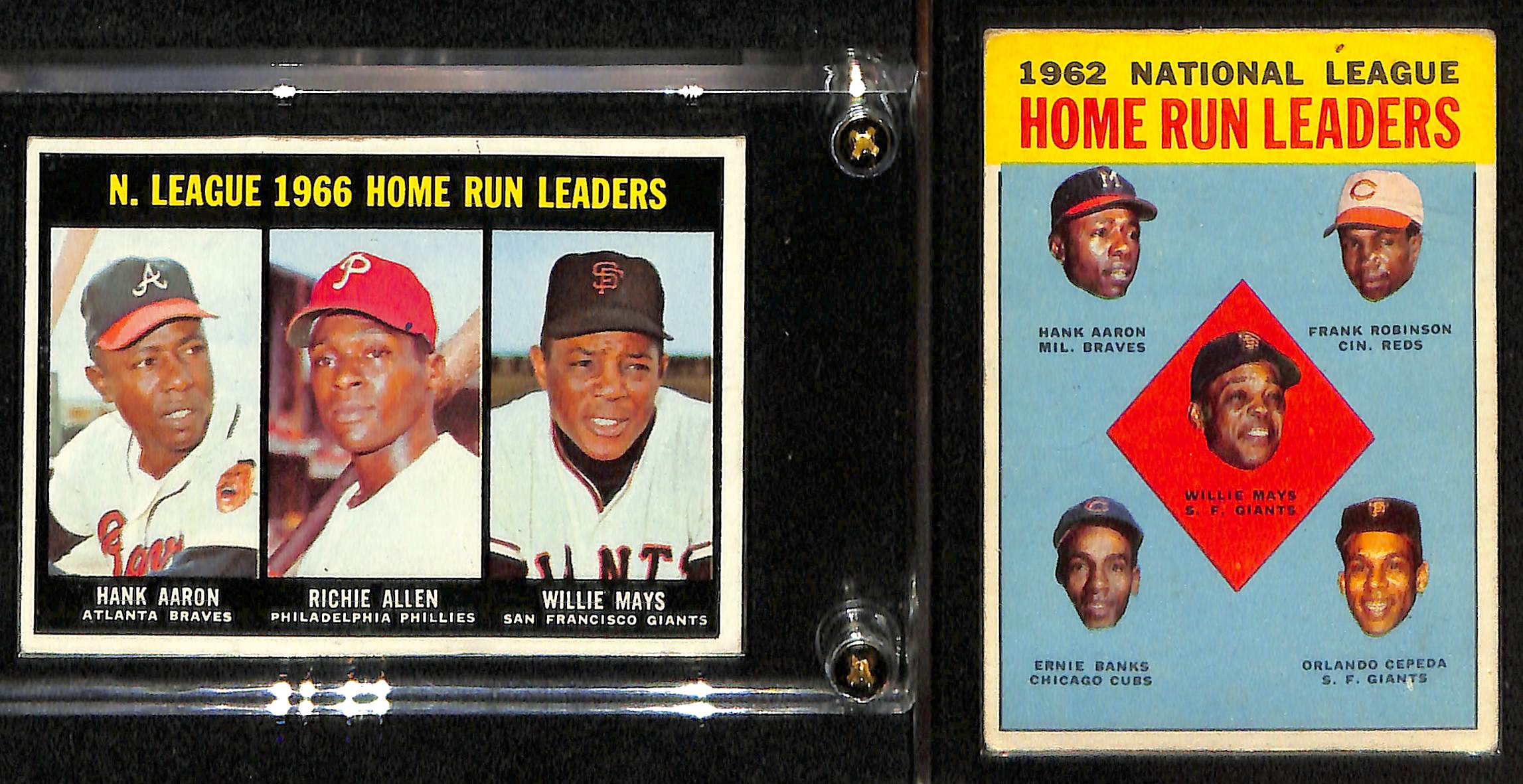 Lot Detail Lot of (8) 1960s Topps "Leaders" Baseball Cards w. 1962 AL