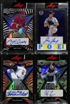 Mixed Sports Lot of (4) Autographs w. Brett Hull, Greg Maddux, Juan Marichal and Hailie Deegan